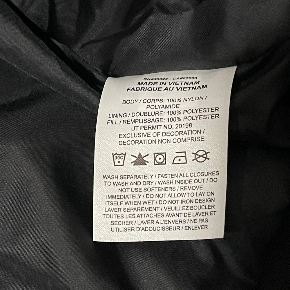 Nike Jacket Women 2XL XXL Black Sportswear Destroyer Bomber Oversized Woven - Picture 7 of 10